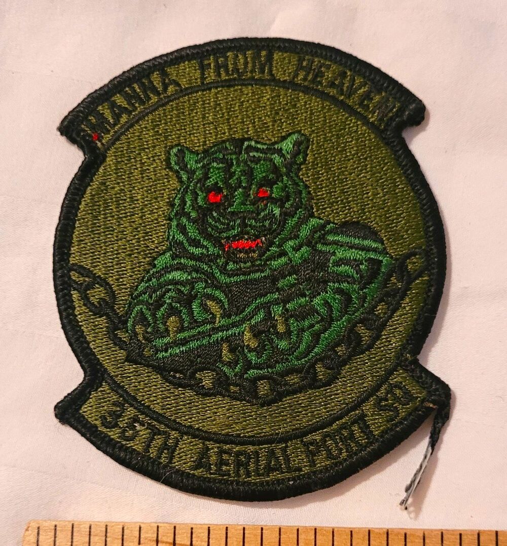 USAF 35th Aerial Port Squadron Militaria Patch Manna From Heaven
